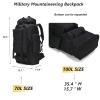 KXBUNQD 100L Tactical Military Backpack for Men - Waterproof Hiking & Hunting Pack with MOLLE System, Adjustable Suspension, Survival Gear Compartment - Outdoor Camping, Trekking Travel Backpack view 2