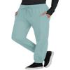 KOI Basics Gemma Women's 5-Pocket Stretch Jogger Heather Sage X-Small view 1