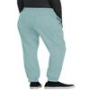 KOI Basics Gemma Women's 5-Pocket Stretch Jogger Heather Sage X-Small view 2