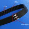 Geeyuu 470J 1194mm, 480J 1219mm, 490J 1245mm, 500J 1270mm, 510J 1295mm, 520J 1321mm Treadmill Motor Fitness Dryer Drive Belt (Length : 490J 1245mm, Width : 5ribs) view 2