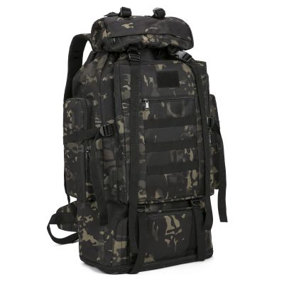 KXBUNQD 100L Tactical Military Backpack for Men - Waterproof Hiking & Hunting Pack with MOLLE System, Adjustable Suspension, Survival Gear Compartment - Outdoor Camping, Trekking Travel Backpack