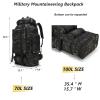 KXBUNQD 100L Tactical Military Backpack for Men - Waterproof Hiking & Hunting Pack with MOLLE System, Adjustable Suspension, Survival Gear Compartment - Outdoor Camping, Trekking Travel Backpack view 2