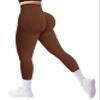 A AGROSTE Seamless Scrunch Butt Lifting Workout Leggings for Women Booty High Waisted Yoga Pants Contours Ruched Tights view 1