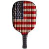 JCETUNO Pickle Ball Raquette Sleeve, Old Painted American Flag, Great Gift for Men, Women, Teens, Seniors, Kids and Adults of All Ages Who Love Pickleball Balls view 1