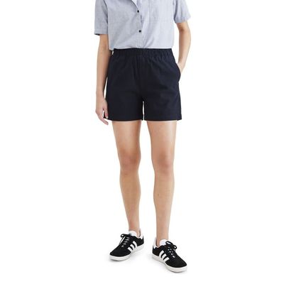 Dockers Women's Weekend Pull On Shorts, (New) Beautiful Black, Large