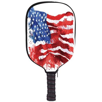 JCETUNO Brush Stroke Messy Graffiti Artsy DecorPickleball Paddle Cover Protection Neoprene Cover Paddle Case Racket Cover Holder Sleeve Case Protector