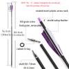 ZSHJGJR 30 Inch Archery Carbon Arrows Hunting Arrows with 4 Turkey Feather Target Practice Arrows Spine 500 for Compound & Recurve &Traditional Bow 6/12pcs (Purple, 12pcs Arrows) view 4
