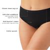 Wacoal Women's Understated Cotton Full Coverage Brief Panty, 875362, Black, Large view 4
