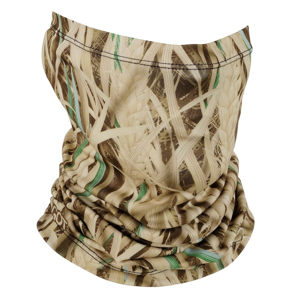 GOT Sports UPF 50+ Fishing Neck Gaiter - UV Face Mask Sun Protection for Men & Women - Camo SPF Face Cover Gator - Fishing, Hunting, Hiking (Grass Blades)