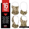 GOT Sports UPF 50+ Fishing Neck Gaiter - UV Face Mask Sun Protection for Men & Women - Camo SPF Face Cover Gator - Fishing, Hunting, Hiking (Grass Blades) view 3
