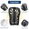 Zhanmai 4 Pairs Kids Soccer Shin Guards Breathable Shin Guard Sleeves Toddler Shin Guards for Soccer Girls Boys Child Calf Protective Gear Shin Pad for 3-10 Years Old Children Soccer(Black and White) view 4