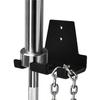 Yes4All Vertical Wall Mounted Olympic Barbell Holder, Barbell Storage Rack, Hanging Barbell Rack for Home Fitness Equipment (2 Bars), Black view 3