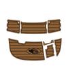 Boat EVA Faux Teak Decking Floor Compatible with 2004-2009 Chaparral 204 SSI Swim Platform Boat EVA Foam Teak Deck Floor Pad Mat view 1