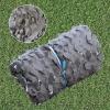 Grey Camo Netting,Shade Net,Military Reinforced Camouflage Net,Outdoor Breathable Sunscreen Camouflage Netting,for Camping,Hunting,Pergola,Garden,Party Decoration,Grey-2x5m(6.6 * 16.4ft) view 1