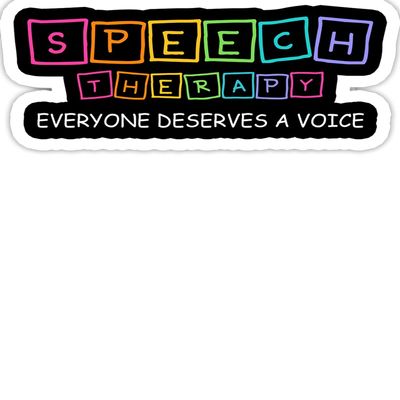 eden tee Speech Therapy Speech Language Pathologist SLP Therapist Fun- 4x3 Vinyl Stickers, Laptop Decal, Water Bottle Sticker (Set of 3)