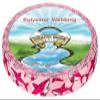 Country Brook Design - Pink Sharks Polyester Webbing (3/4 Inch, 50 Yards) view 1