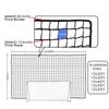 Amazgolf 15 X 30ft Soccer Backstop Net, High Impact Sports Practice Barrier Netting, Nylon Soccer Ball Hitting Netting view 3