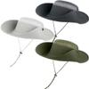 3 Pack Mens Boonie Sun Hat Women UV Protection Outdoor Bucket Hat with Wide Brim for Fishing,Hiking,Safari & Gardening (3 Pack-Dark GreyLight GreyArmy Green) view 2