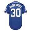 The Sandlot Benny Jersey The Jet Rodriguez Michael Squints Palledorous Alan Yeah-Yeah McClennan Movie Baseball Jersey(30 Rodriguez Blue,X-Large) view 4