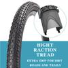 2 Pack 26" x 2.125" Inch Replacement Bike Tire Beach Cruiser Tire with Levers Comfortable Foldable Black Side Wall Bicycle Tire view 4