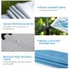 Forceatt 12x14FT Tarp with 2 Poles, Waterproof Anti-UV Camping Tarp Car Awning (UPF50+), Lightweight Sun Shelter for Car, Tent and Hammock in Hiking, Backpacking, Garden and Traveling view 4