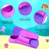 Gintenco Swim Fins, Kids Swim Training Fins for Lap Swimming, Travel Size Flippers with Mesh Bag, Silicone Swimming Fins for Kids Teens Adults Women Men view 2