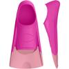 Gintenco Swim Fins, Kids Swim Training Fins for Lap Swimming, Travel Size Flippers with Mesh Bag, Silicone Swimming Fins for Kids Teens Adults Women Men view 1