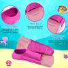 Gintenco Swim Fins, Kids Swim Training Fins for Lap Swimming, Travel Size Flippers with Mesh Bag, Silicone Swimming Fins for Kids Teens Adults Women Men view 2