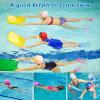 Gintenco Swim Fins, Kids Swim Training Fins for Lap Swimming, Travel Size Flippers with Mesh Bag, Silicone Swimming Fins for Kids Teens Adults Women Men view 4