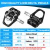 BUCKLOS Look Delta, SPD Spin Bike Bicycle Clip Pedals - Compatible with Peloton & Shimano SPD Fit Road Bike/Indoor Outdoor Cycling (9/16'' Clips Pedal Replacement) view 2