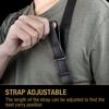 Handmade Shoulder Holster for Glock 19/17/19X/22/23/31/32/45, Full Grain Leather Strap with US Kydex Holster for Concealed Carry, Retention Adjustable, Universal Fit 9mm/.40 Double-Stack Mag view 4