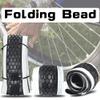 24" 26" Bike Tire 24 x 2.125/26 x 2.125 Inch Folding Replacement Bicycle Tire for Beach Cruiser Bike (Pair White Sidewall with tire Lever) view 4
