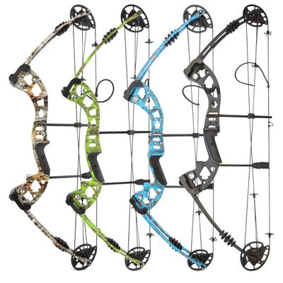 limaity Archery Compound Bows Kit 30-55 Lbs Hunting Bow IBO 310fps Adults Archery with Hunting Accessories-No Bow Press Needed - Right Handed (Black)