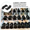 Homoyoyo 5 Pcs Dumbbell Rack Dumbbell Stand Dumbbell Holders Dumbbell Storage Stands Dumbbell Storage Rack Dumbbell Brackets Rack for Dumbbell Storage Stand for Dumbbell view 3