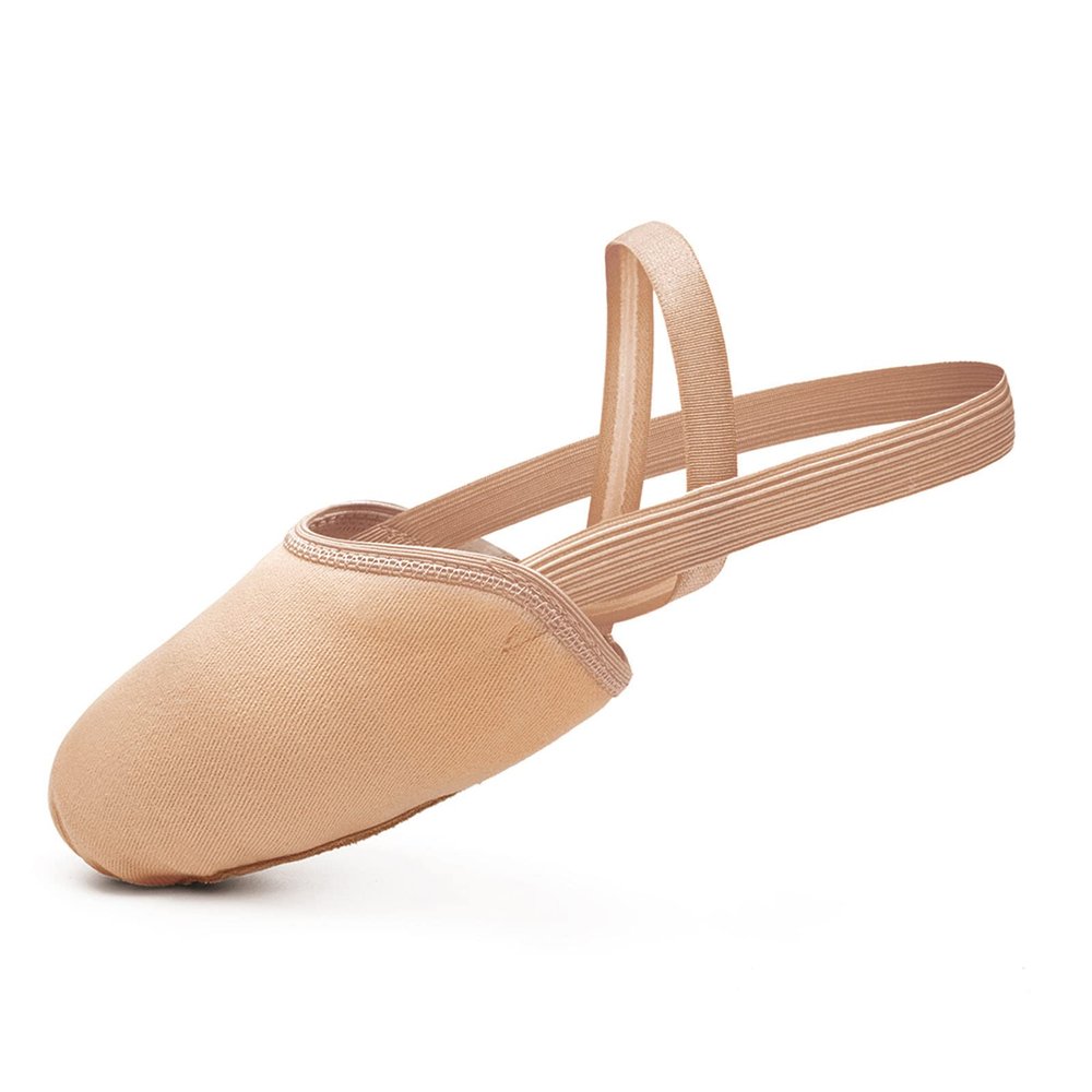 Stelle Half Soles Dance Shoes Women Men Canvas Lyrical Pirouette Ballet Shoes Turners Dance Shoes for Contemporary (Sand,4.5/5.5)