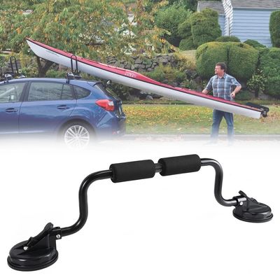 DYK&NX Kayak Suction Cup Holder, Canoe Roller, Anti-Scratch, Strong Suction Cup, for Mounting Kayaks and Canoes to Car Roof (Color : Black)