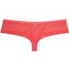 Sexy Men's See-through Cheeky Boxer Briefs Sheer Brazilian Back Bikini Thong Underwear Mens Pouch Panties Orange Red XL view 2