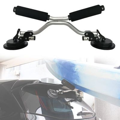 DYK&NX Canoe Load Assist Rack, Kayak Suction Cup Holder with Two High-Strength Suction Cups, Easy to Use, Prevent Scratches for Canoes Kayaks