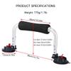DYK&NX Kayaks Suction Cup Holder, Aluminum Alloy Frame Kayak Loader with 3 Levels of Height Adjustable, Prevent Scratches, Natural Rubber Suction Cups for Most Car view 3