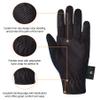 ChinFun Women's Horse Riding Gloves Stretchable Equestrian Gloves Breathable Horseback Lady Youth Girls Outdoor Cycling Deep Blue S view 2