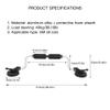 DYK&NX Kayak Suction Cup Holder, Canoe Roller, Anti-Scratch, Strong Suction Cup, for Mounting Kayaks and Canoes to Car Roof (Color : White) view 2