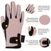 ChinFun Women's Horse Riding Gloves Stretchable Equestrian Gloves Breathable Horseback Lady Youth Girls Outdoor Cycling Light Pink S view 4