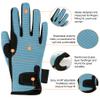 ChinFun Women's Horse Riding Gloves Stretchable Equestrian Gloves Breathable Horseback Lady Youth Girls Outdoor Cycling Light Blue S view 4