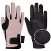 ChinFun Women's Horse Riding Gloves Stretchable Equestrian Gloves Breathable Horseback Lady Youth Girls Outdoor Cycling Light Pink M view 1