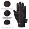 ChinFun Women's Horse Riding Gloves Stretchable Equestrian Gloves Breathable Horseback Lady Youth Girls Outdoor Cycling Black S view 2