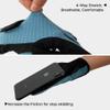ChinFun Women's Horse Riding Gloves Stretchable Equestrian Gloves Breathable Horseback Lady Youth Girls Outdoor Cycling Light Blue M view 3