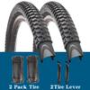 26" Bike Tires 26 x 2.10 inch Folding Bike Tires Fit for 26 X 1.95 26 X 2.10 26 X 2.125 Mountain Bike Beach Cruiser Bike City Urban Bicycles Bikes (2 Tires) view 2