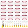 Ldntly 48PCS Baseball Acrylic Keychain Blanks Kit,Baseball Key Chains,Keychain Tassels,Key Chain Rings,Jump Rings,Baseballs Sports Bag Charm Tag Baseballs Team Athlete Coach Mom Gifts view 1