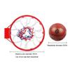 BDPP Wall-mountedBasketball+Rim Basketball Hoop,Basketball Rim,Indoor and Outdoor Hanging Basketball Door,Wall-Mounted Basketball Hoop with All-Weather Net Suitable for Indoor and Outdoor backboards view 2