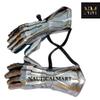 Medieval Knight Gauntlet Armour Functional Finger Armor Cosplay LARP view 2